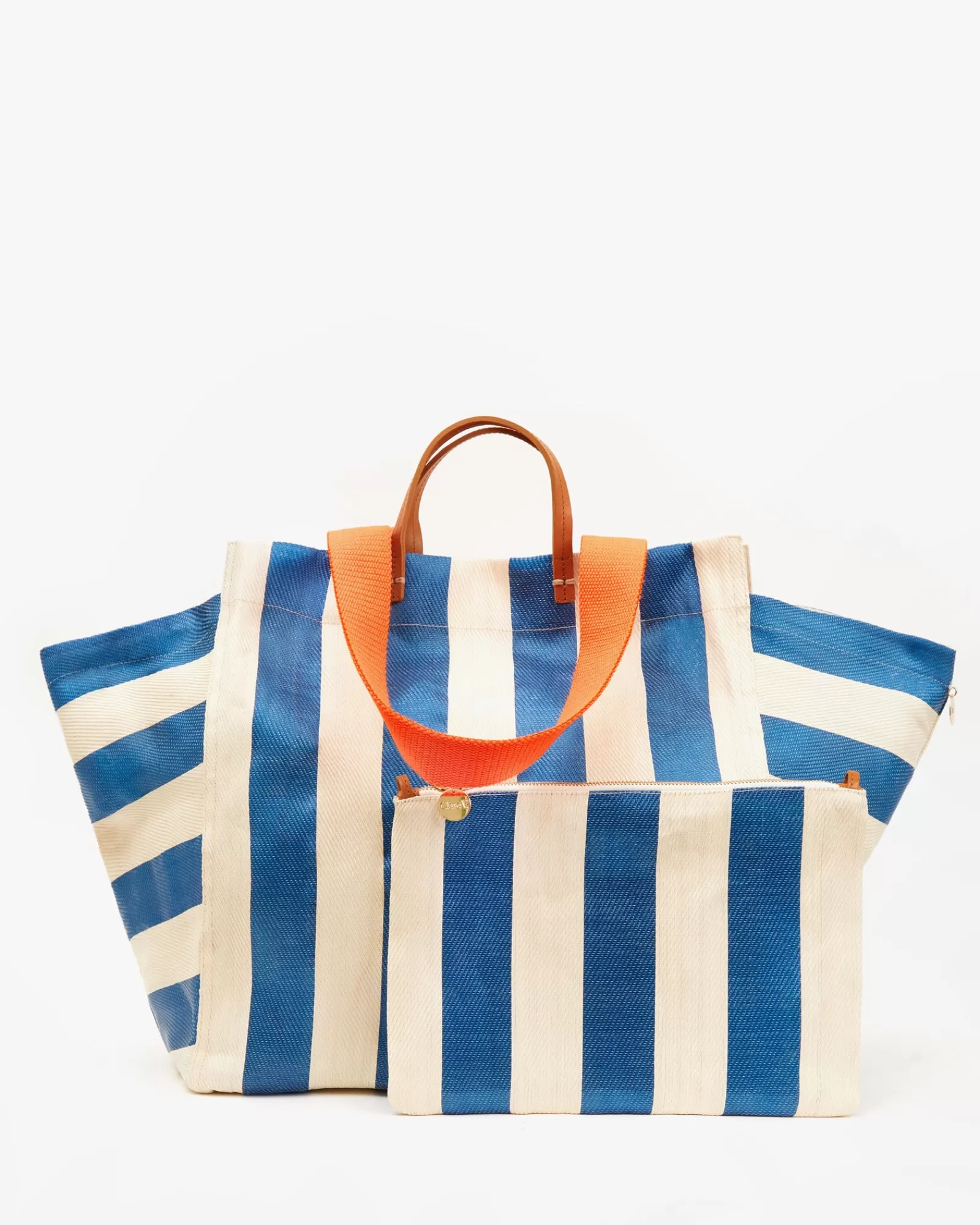 Best Beach Tote W/ Flat Clutch Shoulder Bags