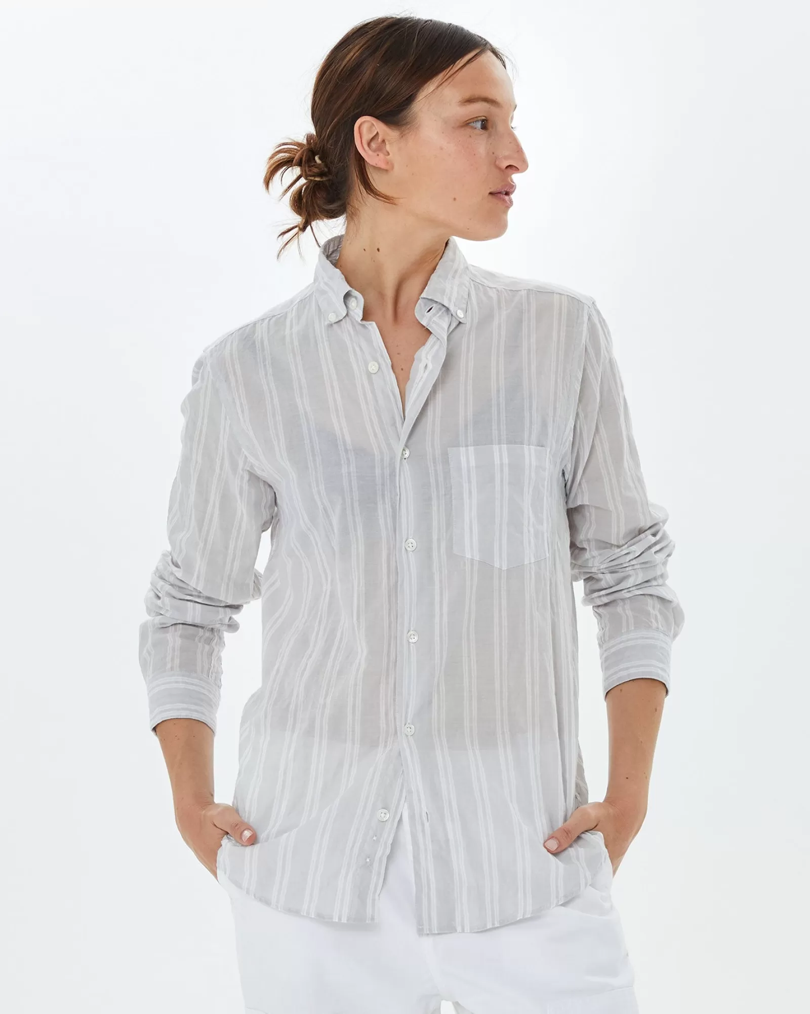 Clearance Single Needle Shirt Women Shirts & Dresses